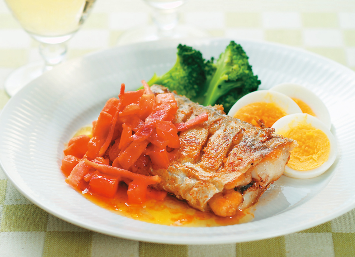 レシピ詳細 太刀魚のムニエルカリカリベーコンソース 美味食彩 平和堂のweb Cooking Cardメニュー