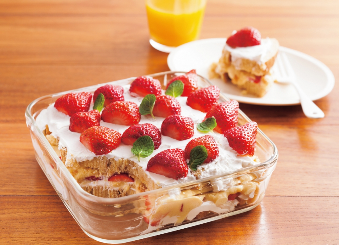 レシピ詳細 いちごのスコップケーキ 美味食彩 平和堂のweb Cooking Cardメニュー