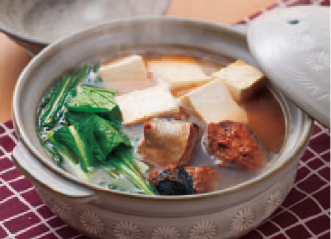 レシピ詳細 さば缶と豆腐のおかず おつまみ鍋 美味食彩 平和堂のweb Cooking Cardメニュー